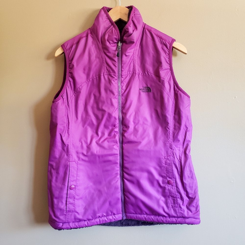 The North Face Mossbud Reversible vest purple